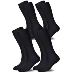 【新品】 [サヴィルマン] 【抗菌消臭機能×肌にやさしい表糸綿100%】 靴下 メンズ ビジネスソックス 防臭 25-28cm 4足セット 蒸れない くつした 黒 1