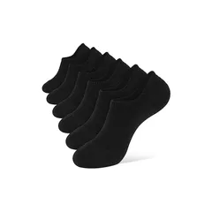 【新品】 [CLOSEMATE] 靴下 メンズ アンクルソックス フットカバー 防臭 くるぶし靴下 スニーカー用 ショートソックス 黒い 深履き 6足 脱げない 吸汗通気 オールシーズン対応 破れにくい ズレない 1