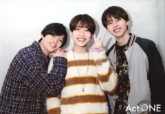 【中古】生写真(STARTO) 7 MEN 侍/中村嶺亜・菅田琳寧・矢花黎/横型・上半身/「Act ONE」オリジナルフォト