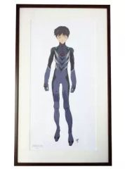 新品　複製原画　エヴァンゲリオン　綾波レイ　庵野秀明　版画　セル画　ミストグラフ 新品 複製原画 エヴァンゲリオン 綾波レイ 庵野秀明 版画 セル画