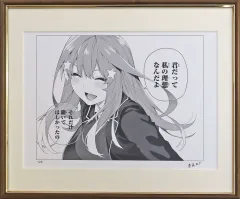 【中古】原画イラストボード 完結記念 「五等分の花嫁」 モノクロ複製原画 五月ver.