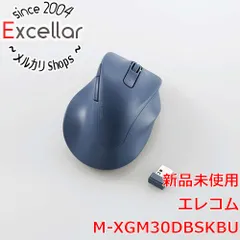 [bn:7] ELECOM製　静音 2.4GHz無線マウス Mサイズ　M-XGM30DBSKBU　ブルー
