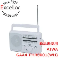[bn:0] AIWA　ホームラジオ　GAA4-PHR0001(WH)　ホワイト