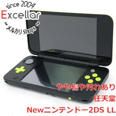 [bn:6] 任天堂　Newニンテンドー2DS LL ブラック×ライム　本体のみ