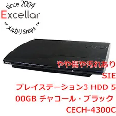 [bn:18] SONY　プレイステーション3 500GB ブラック CECH-4300C