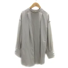 ページボーイ PAGE BOY シャツ ブラウス 長袖 無地 F ライトベージュ /YS2