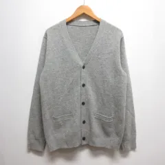ユニクロ UNIQLO プレミアムラム Vネック カーディガン ニット グレー