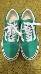 新商品 급) VANS ヴァンズ オールドスクール スニーカー グリーン 230