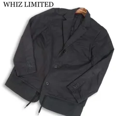 WHIZ LIMITED ウィズリミテッド 通年 レイヤード風★ アンコン テーラード ジャケット Sz.XL メンズ 黒 日本製のサムネイル
