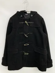 JOURNAL STANDARD ジャーナルスタンダード ダッフルコート ブラック ウール・ニット レザー・本革 無地 ショート丈 フードあり