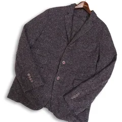 MAN 1924 マン1924 春夏 リネン ネップ★ グレンチェック柄 アンコン テーラード ジャケット ブレザー Sz.48 メンズ