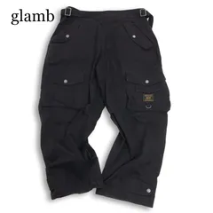 glamb グラム GB0121/P07 【Multi cargo pants】 バギー シルエット★ マルチ カーゴ パンツ Sz.S　メンズ 黒のサムネイル