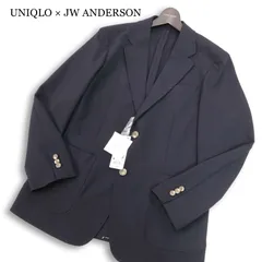 【新品 未使用】 UNIQLO × JW ANDERSON ユニクロ JWアンダーソン 【感動ブレザー】 背抜き 紺ブレ ジャケット Sz.M メンズ