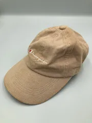 Champion チャンピオン キャップ 56.5~58.5cm ベージュ コットン コーデュロイ ベースボール