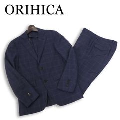 3ピース⭐︎ORIHICAオリヒカ セットアップスーツ 千鳥格子 ネイビーM