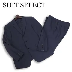 SUIT SELECT スーツセレクト 春夏 背抜き★ セットアップ スーツ Sz.AB6　メンズ ネイビー ビジネス