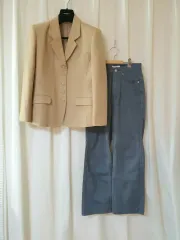 2種セットアップまとめ(55) キャメル 秋冬用ジャケット デニム まとめ
