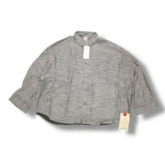 参考上代37400円 未使用 SHINYAKOZUKA  GIANT SHIRT WITH NO BIJOU   ジャイアントシャツ 長袖シャツ シンヤコヅカ 2402SK53NB グレー L （92595A）のサムネイル