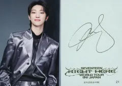 【中古】コレクションカード(男性) 21：SEVENTEEN/ディエイト(THE 8)/「SEVENTEEN [RIGHT HERE] WORLD TOUR IN JAPAN」ランダムフォトカード
