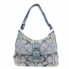 コーチ COACH シグネチャー ショルダーバッグ ワンショルダー キャンバス F19581 グレー 鞄 かばん ☆AA★