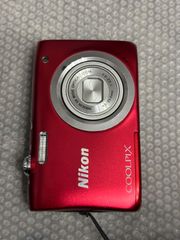 Nikon COOLPIX S200 レッド デジタルカメラ 本体動作確認済み - メルカリ