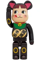 【中古】フィギュア BE＠RBRICK-ベアブリック- 招き猫ペコちゃん 黒メッキ 1000% 不二家ネットショップ ファミリータウン ＆ Project 1/6限定抽選販売のサムネイル