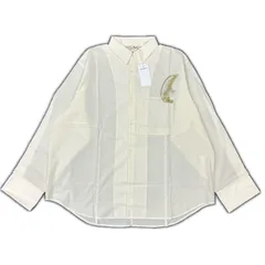 参考上代44000円 未使用 SHINYAKOZUKA  24SS HIS SHIRT  長袖シャツ シンヤコヅカ 2401SK28 エクリュゴールド XL （88847A）のサムネイル