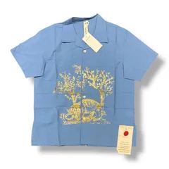 参考上代31900円 未使用 SHINYAKOZUKA  24SS S/S SHIRT AS CANVAS 半袖シャツ シンヤコヅカ 2401SK96 サックスゴールド L （81671A）のサムネイル