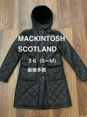 【定番/美品】冬物最終 マッキントッシュ 本家スコットランド製 グランジ キルティングコート 36 ブラック 黒 ボア MACKINTOSH GRANGE 英国製 正規品 レディース フーデッドコート 人気デル 希少コンディション  マッキントッシュジャパン