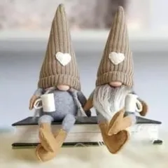 トムテ　トムテドール　クリスマス　オーナメント　飾り　足ぶら　2つセット　北欧①