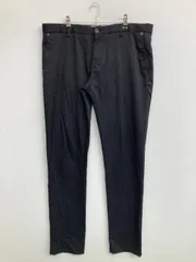 ZARA MAN ザラマン チノパンツ EUR 44 USA 34 MEX 34 ブラック フルレングス 無地 ワンポイント スキニー・タイト テーパード レギュラー