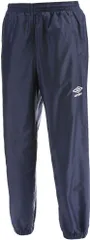 アンブロ umbro サッカー TMジュニア用ウインドアップパンツ 裏地なし ロングパンツ 長ズボン 防風 はっ水 裾ファスナー フットボール チーム 部活 トレーニング 試合 キッズ 子供  UBA4040JP NVY ネイビー