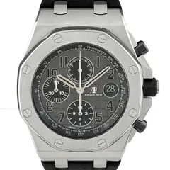 【OH済】【保証書】オーデマ・ピゲ AUDEMARS PIGUET ロイヤルオーク オフショア 26470ST.OO.A104CR.01 腕時計 SS ラバー 自動巻き グレー メンズ 【中古】のサムネイル