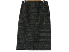 k03250702030　UNTITLED　3　Black　　スカート　ミディアム丈　秋冬