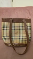 バーバリー ノヴァチェック バケット ショルダーバッグ