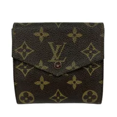 LOUIS VUITTON(ルイヴィトン) Wホック財布 モノグラム ポルトモネビエ(旧型) 190 -