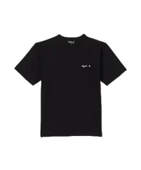 新品 [agnes b.] [アニエスべー] ロゴ Tシャツ S179 TS メンズ 2 ブラック