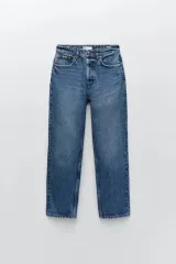 ZARA ザラ デニム ジーン ズボン ブルー 7分