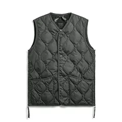 新品 [タイオン] ミリタリー Vネックボタン ダウンベスト 001BML-1