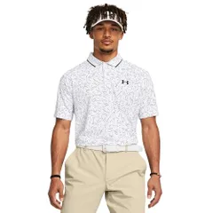 新品 [アンダーアーマー] UA Iso-Chill Verge Polo White/Matrix Green/Midnight Navy MD