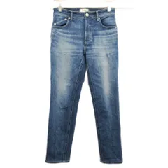 ヤヌーク YANUK Ruth デニムパンツ ジーンズ スリムテーパード USED加工 ストレッチ 25 青 ブルー 系 ■YHS5 1008