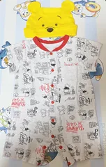 【Disney baby/くまのプー】ロンパース＆なりきり帽子☆２点セット-70