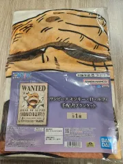 送料込み3 7)ONE PIECE モンキー・D・ルフィ(ルフィ) 最新手配書 大型ブランケット