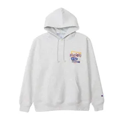 新品 [チャンピオン] スウェット 長袖 裏起毛 グラフィックロゴプリント フーデッドスウェットシャツ メンズカジュアル C3-A104-060-M