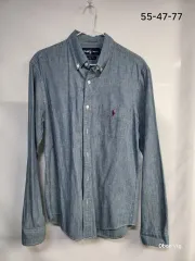 POLO RALPH LAUREN シャンブレー シャツ 実寸 55-47-77