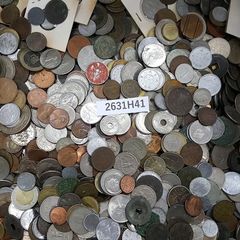 2631H41【大量28kg】 世界の古銭・外国コインまとめ売り 宝探しセット