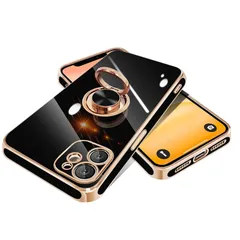 【新品】 【FULEEYUHN】iPhone 11 ケース リング付き【多機能360度回転スタンド・縦横両対応・角度自由調整】アイフォン 11 カバー 米軍MIL規格 車載ホルダー対応 耐衝撃 レンズ保護 耐久性 ストラップホール付き ワイヤレス充電対応  0