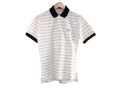 k03250804089　ellesse　Mサイズ　白×紺色　　トップス　ポロシャツ　春夏