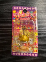 【未開封】ハローキティ　ストラップ　長崎限定　龍踊りバージョン