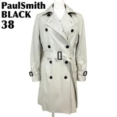 美品 Paul Smith BLACK ライナー付トレンチコート 38 ベージュ